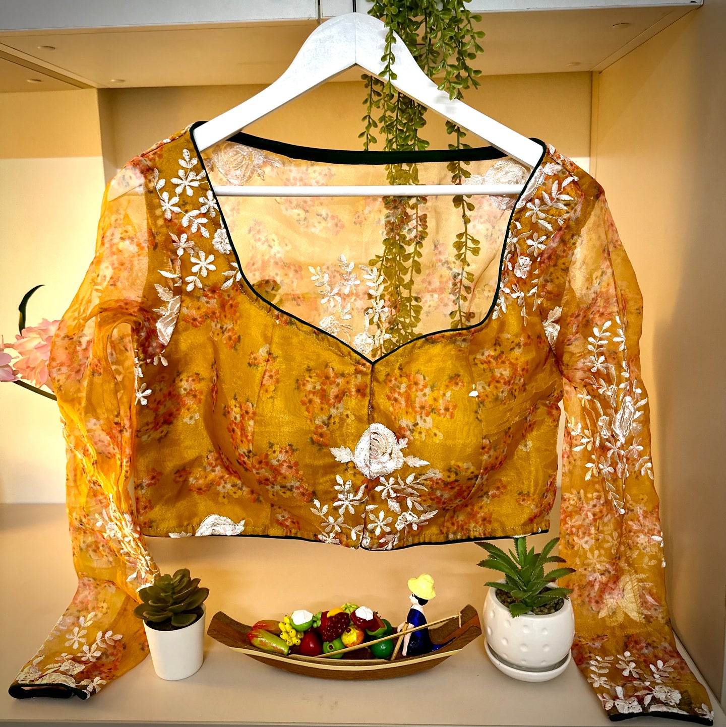 Embroidered Saree Blouse